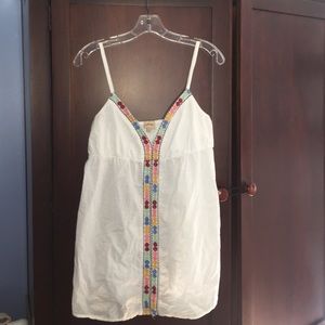COPY - Ella Moss Floral Embroidered Boho Tunic Tank